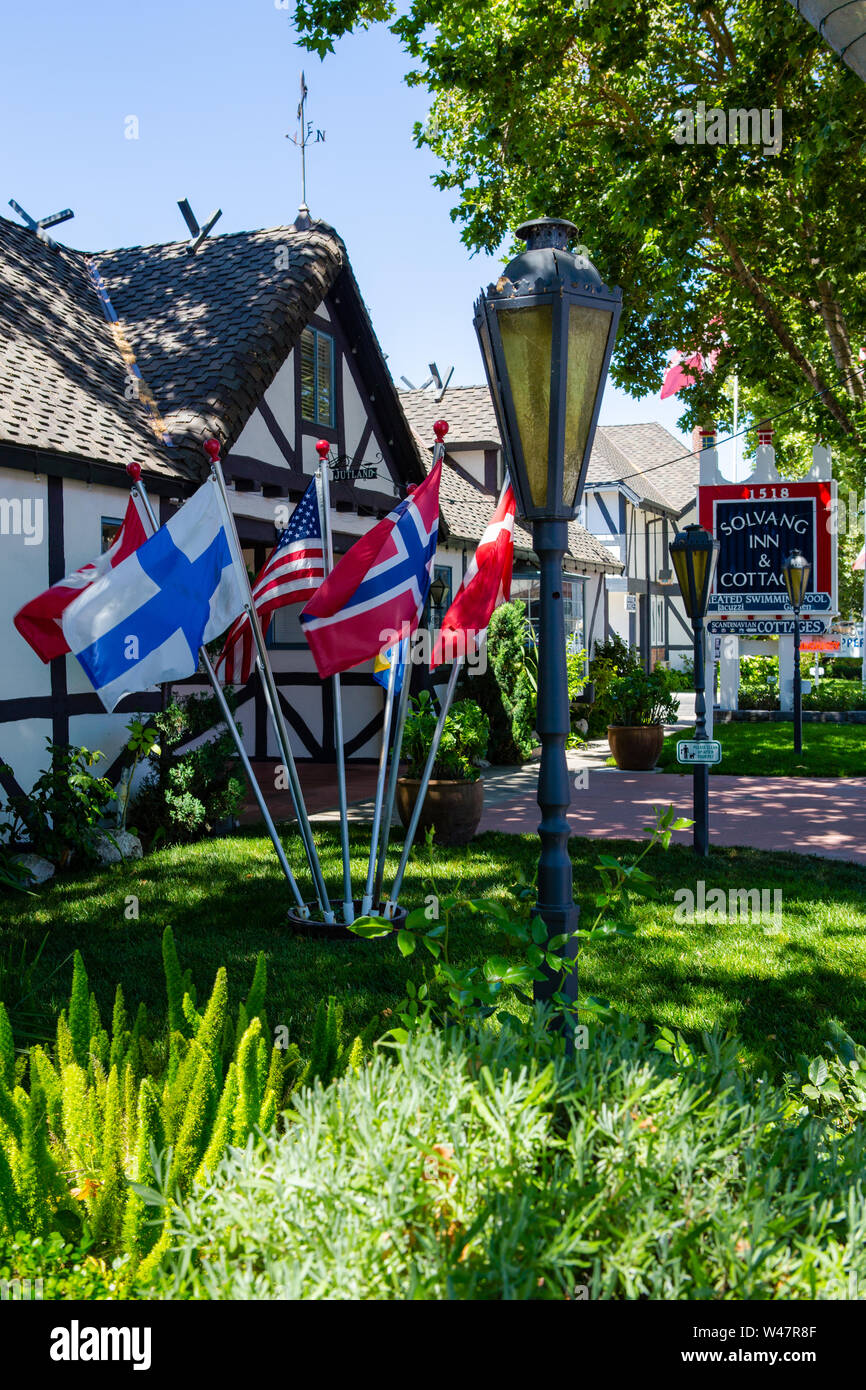 Solvang Inn And Cottages Stock Photos Solvang Inn And Cottages