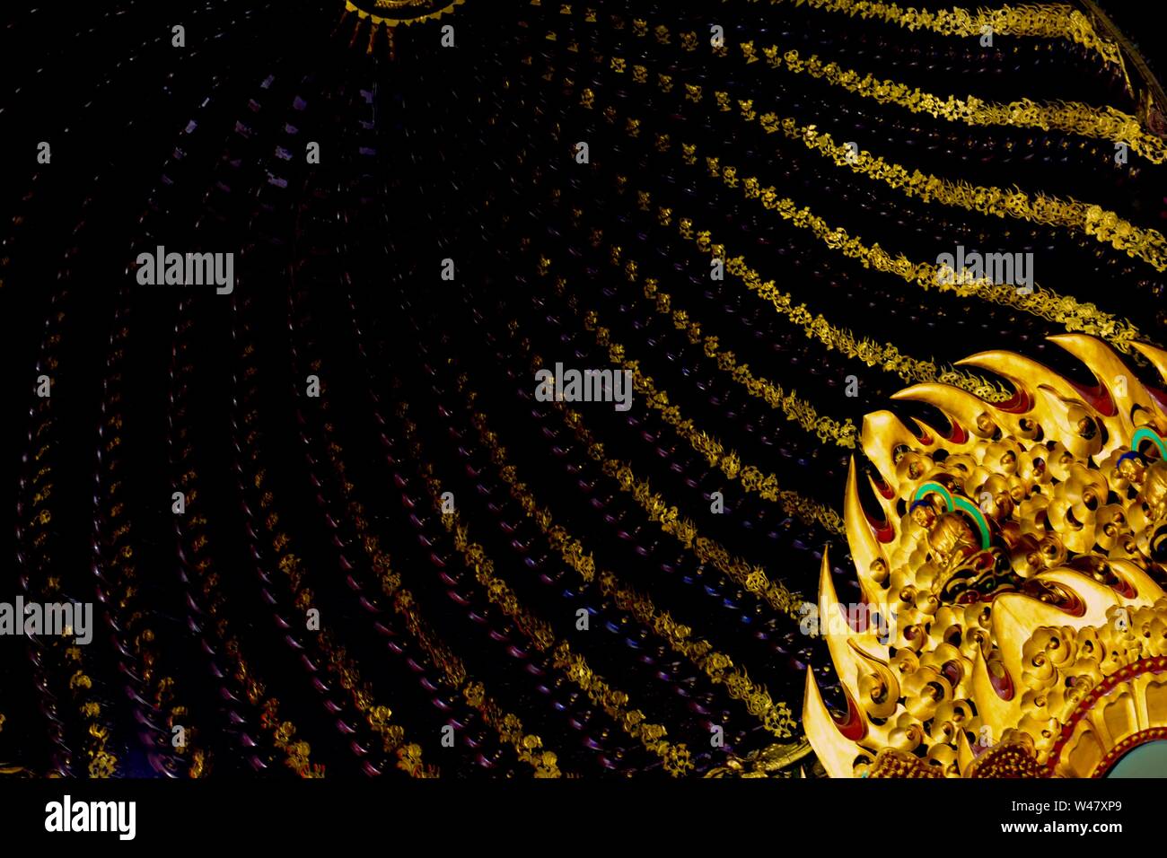 Gold yellow temple hi-res stock photography and images - Alamy