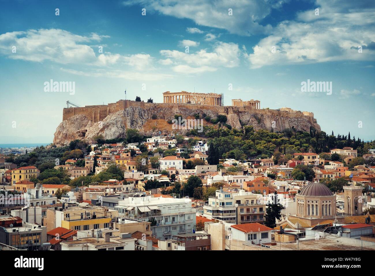 Athens skyline rooftop view, Greece Stock Photo - Alamy