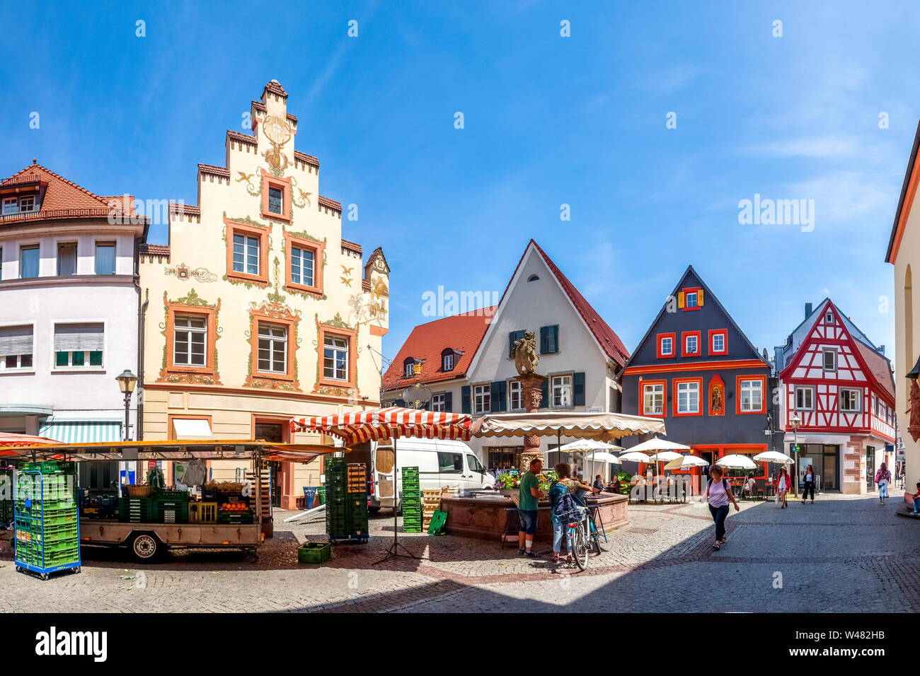Historical City of Offenburg, Germany Stock Photo