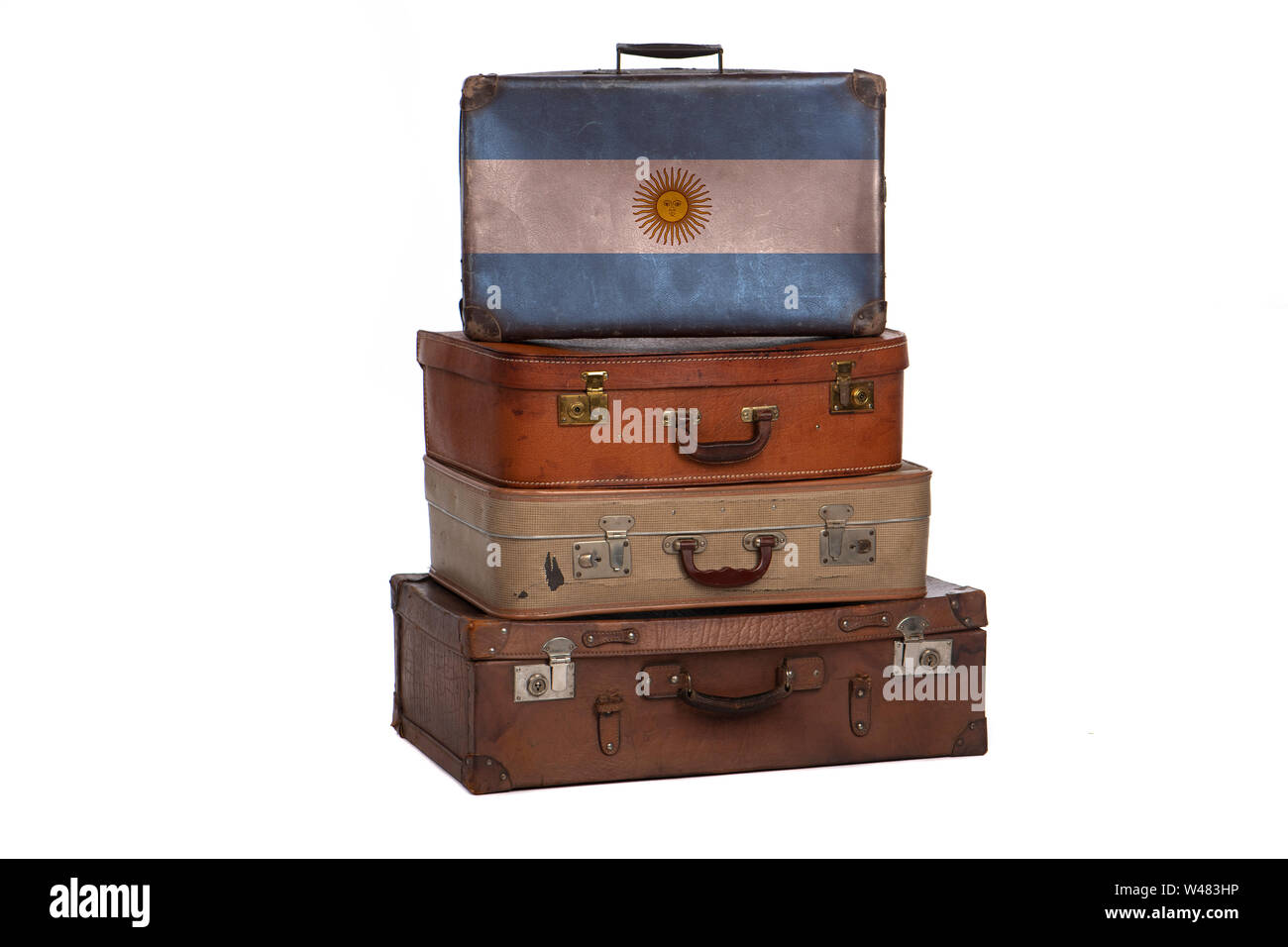 Argentina Travel Luggage Cut Out Stock Images Pictures Alamy