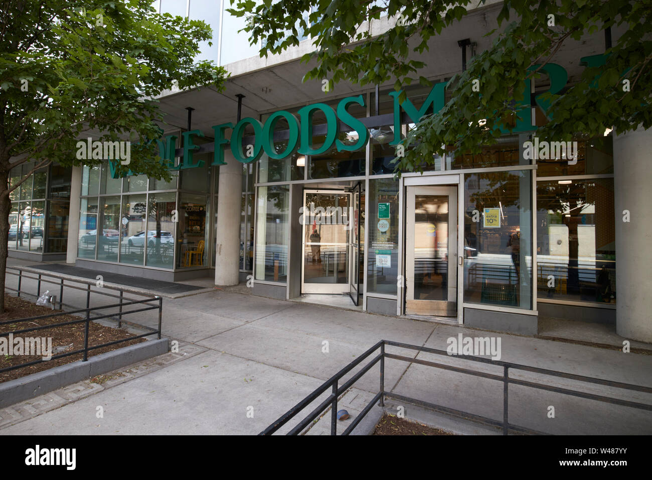 whole foods market store in west loop Chicago IL USA Stock Photo