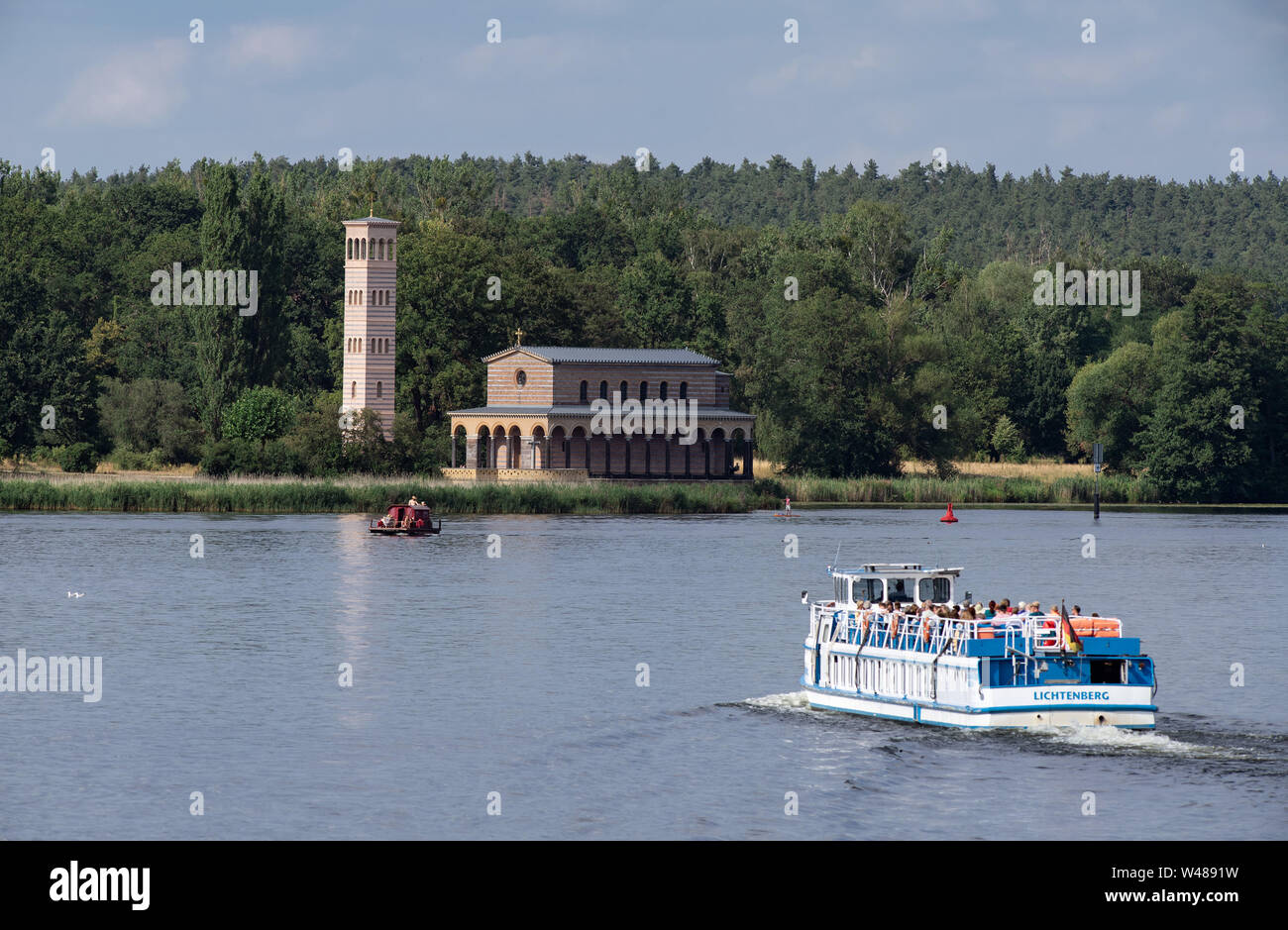 Sacrow Germany 18th July 2019 The Heilandskirche South Of The