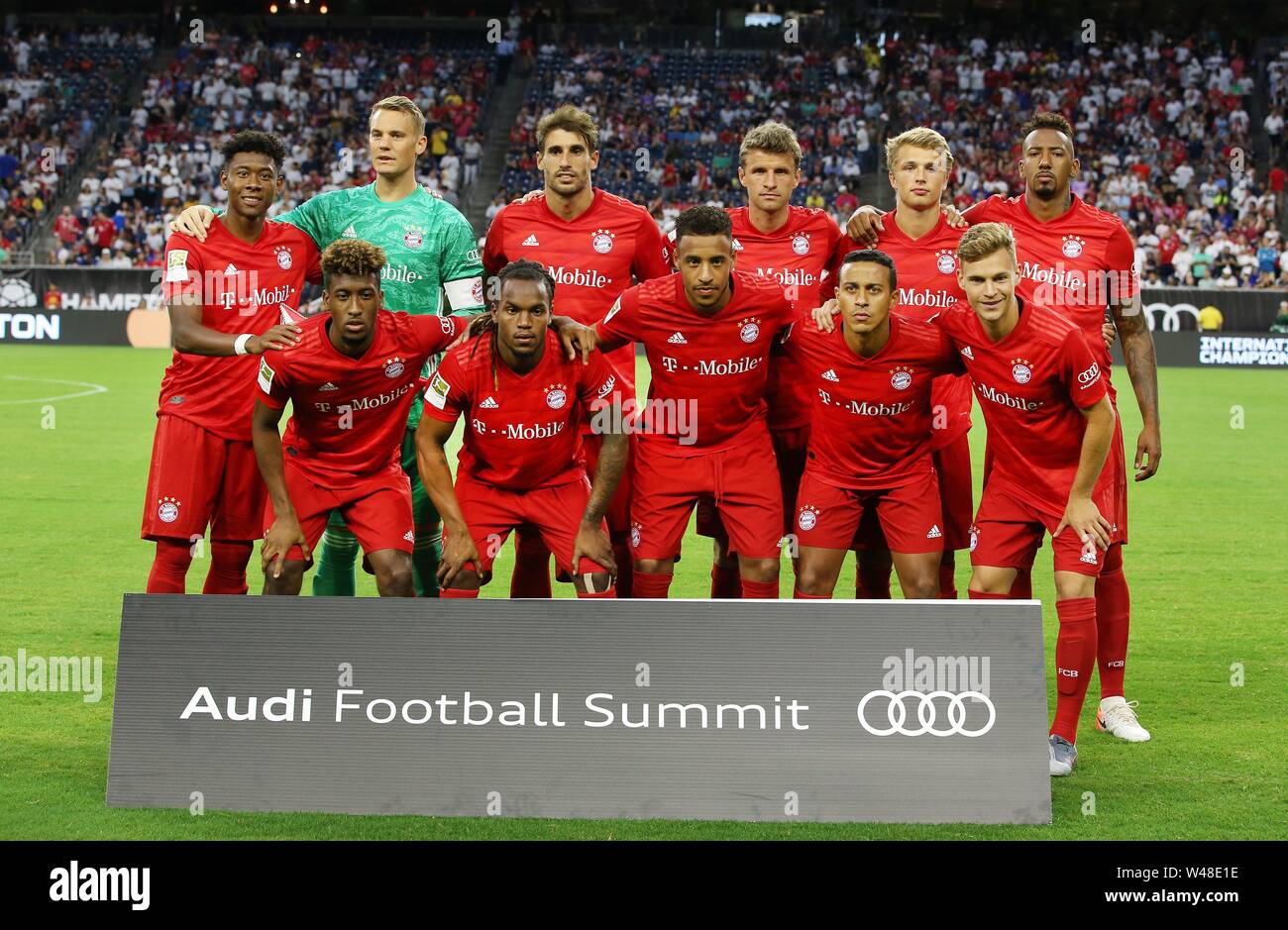 Houston, USA. 21st July, 2019. firo: 20.07.2019 Football, Football: 1.  Bundesliga, season 2019/2020 Real Madrid, Test match, Test, Friendly match,  versus FC Bayern Munich Munich, Audi Summer Tour USA, International  Champions Cup