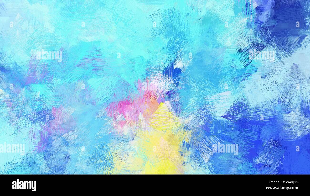sky blue, baby blue and pastel gray color brushed painting. use it as  background or texture Stock Photo - Alamy