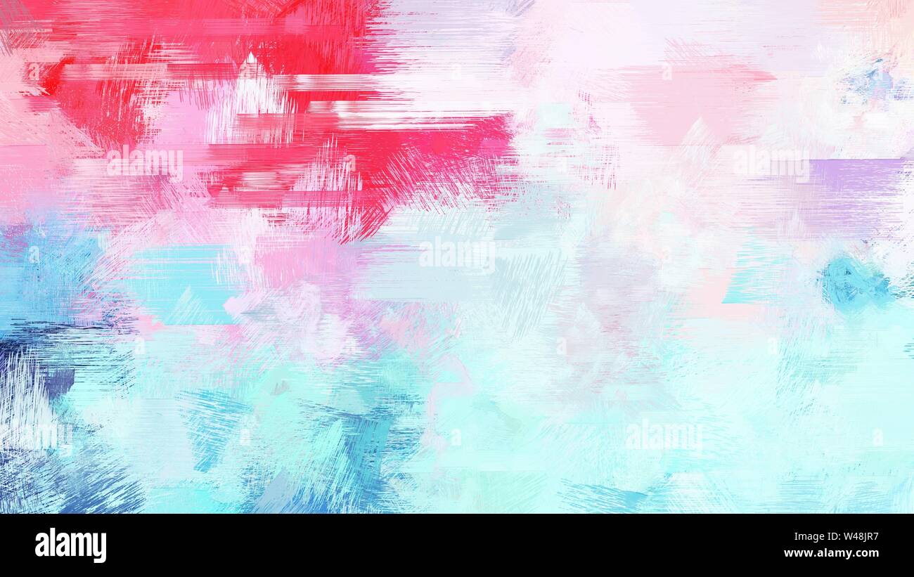 abstract brush painting for use as background, texture or design element.  mixed colours of lavender, pastel red and steel blue Stock Photo - Alamy