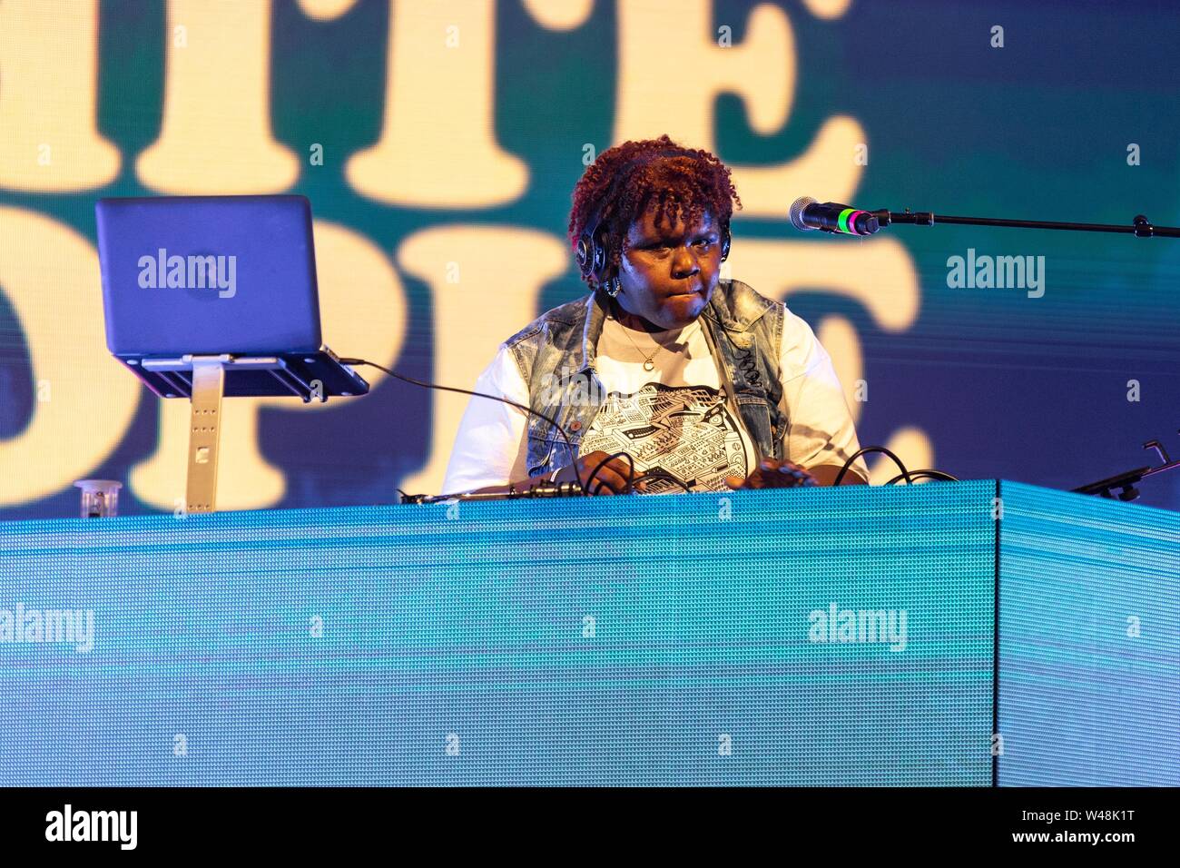 July 20, 2019 - Twin Lakes, Wisconsin, U.S - DJ CUT CUZ during  ComplexCon at McCormick Place in Chicago, Illinois (Credit Image: © Daniel DeSlover/ZUMA Wire) Stock Photo