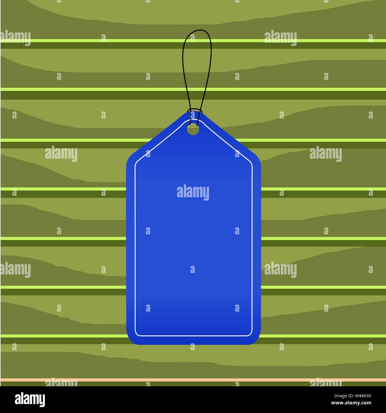 Empty tag blank space colorful background label rectangle attached ...