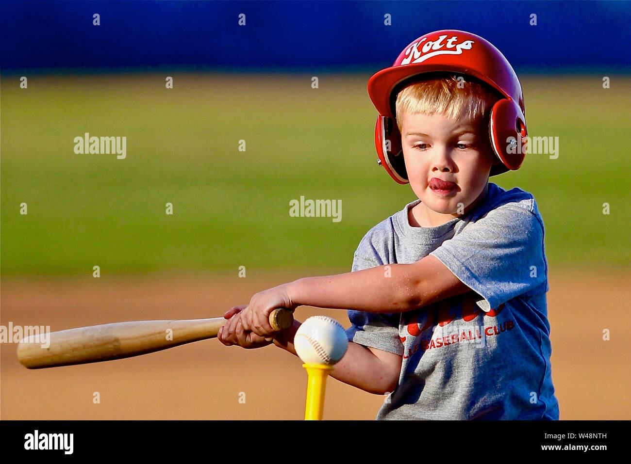 Young baseball player Stock Photo Alamy