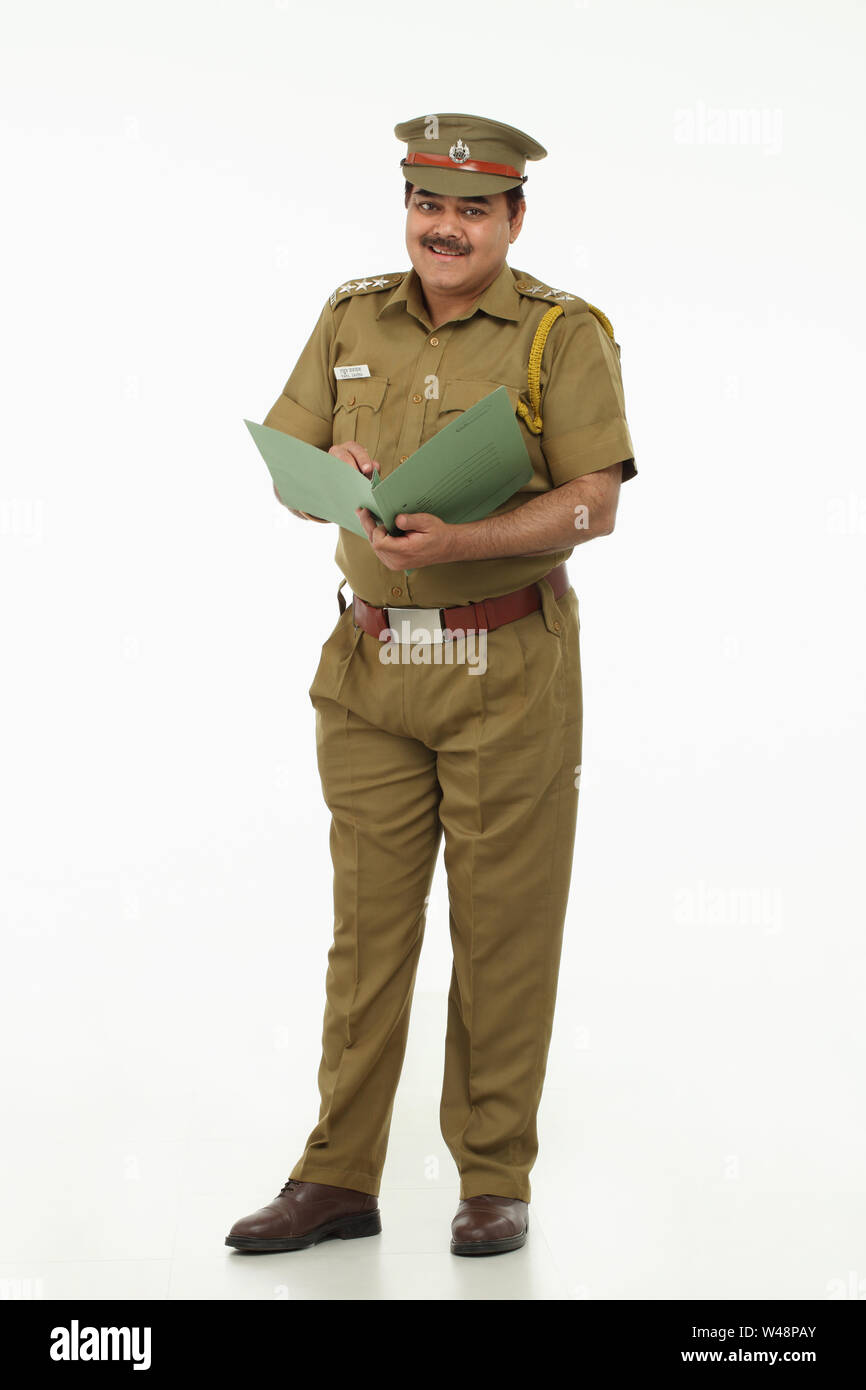 Indian police hi-res stock photography and images - Alamy