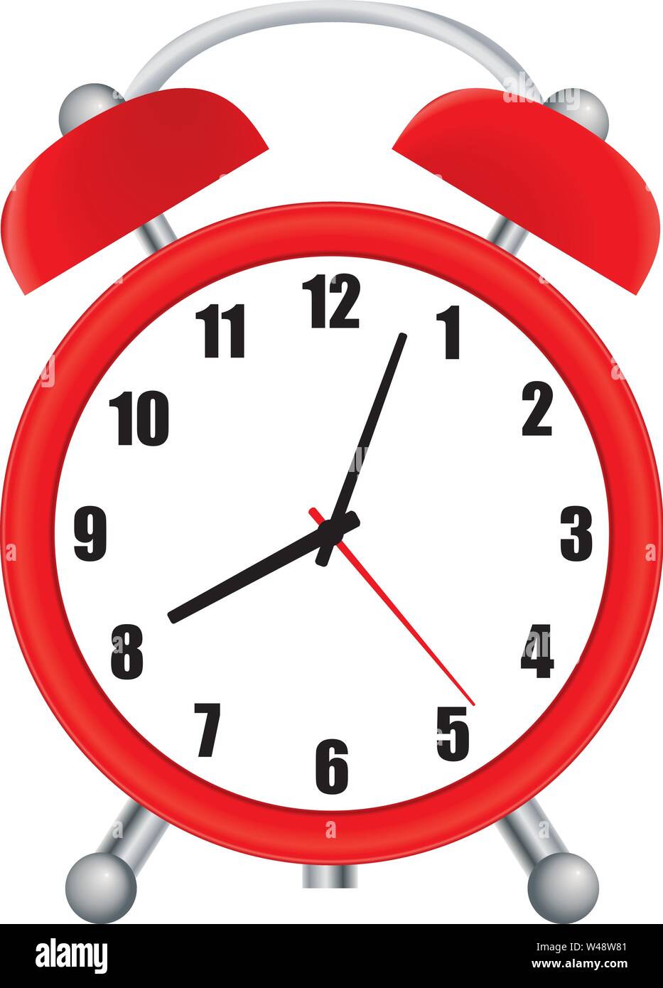 Low angle of clock Stock Vector Images - Alamy