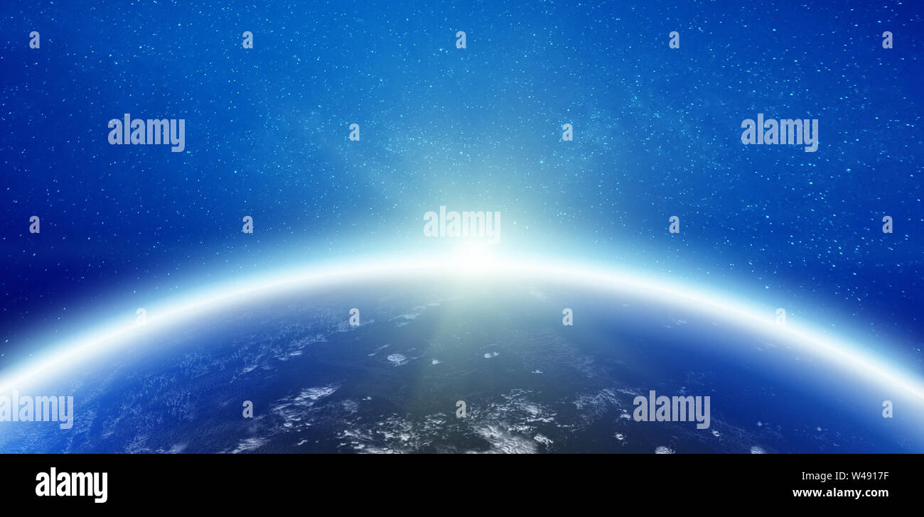 Atmosphere Earth horizon Stock Photo