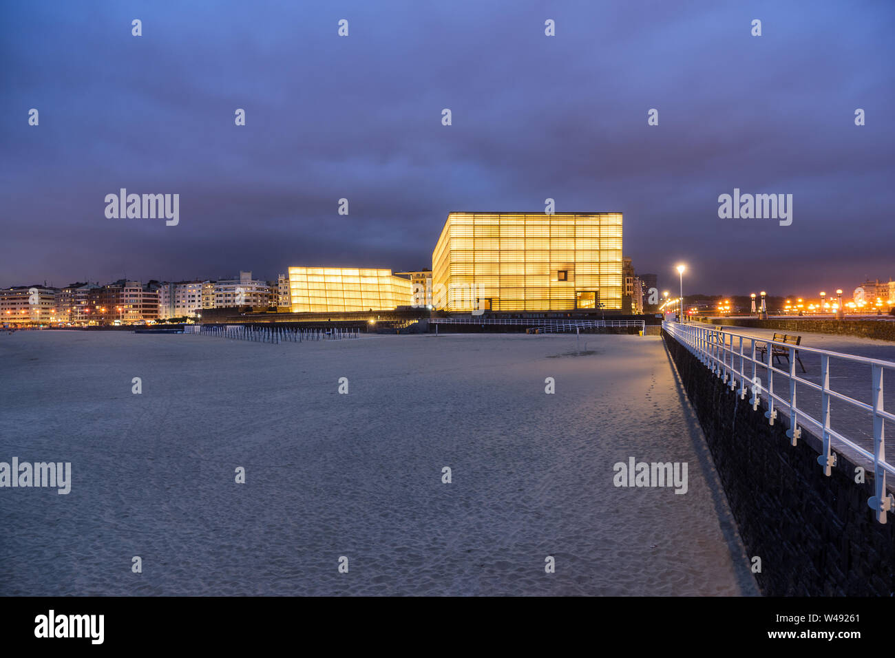 Palais de Congress Kursaal Stock Photo