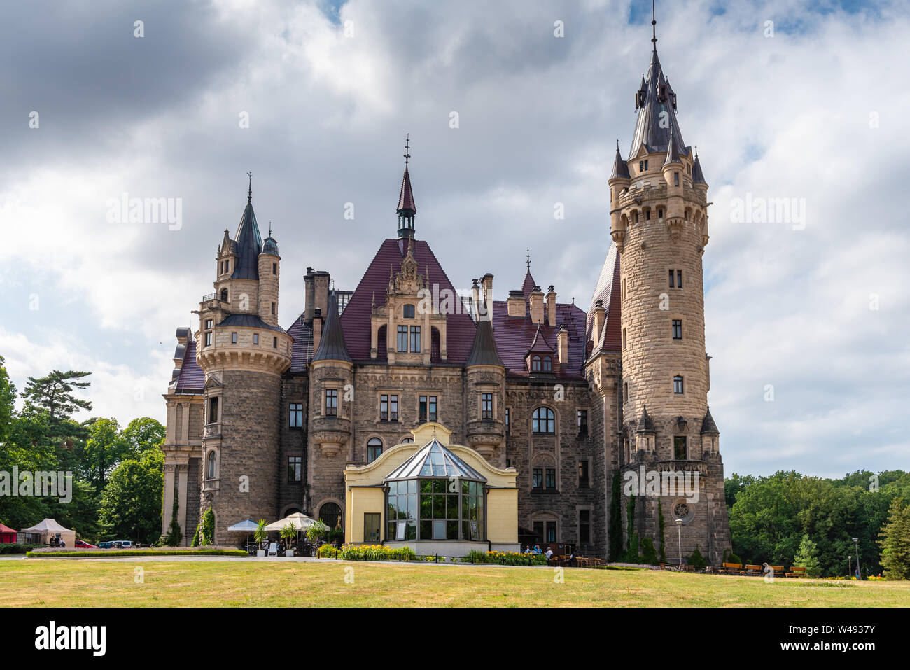Moszna Poland July 16 19 The Moszna Castle In Southwestern Poland One Of The Most Magnificent Castles In The World From 17th Century Stock Photo Alamy Moszna Poland July 16 19 The Moszna Castle In Southwestern Poland One Of The Most Magnificent Castles In The World From 17th Century Stock Photo Alamy