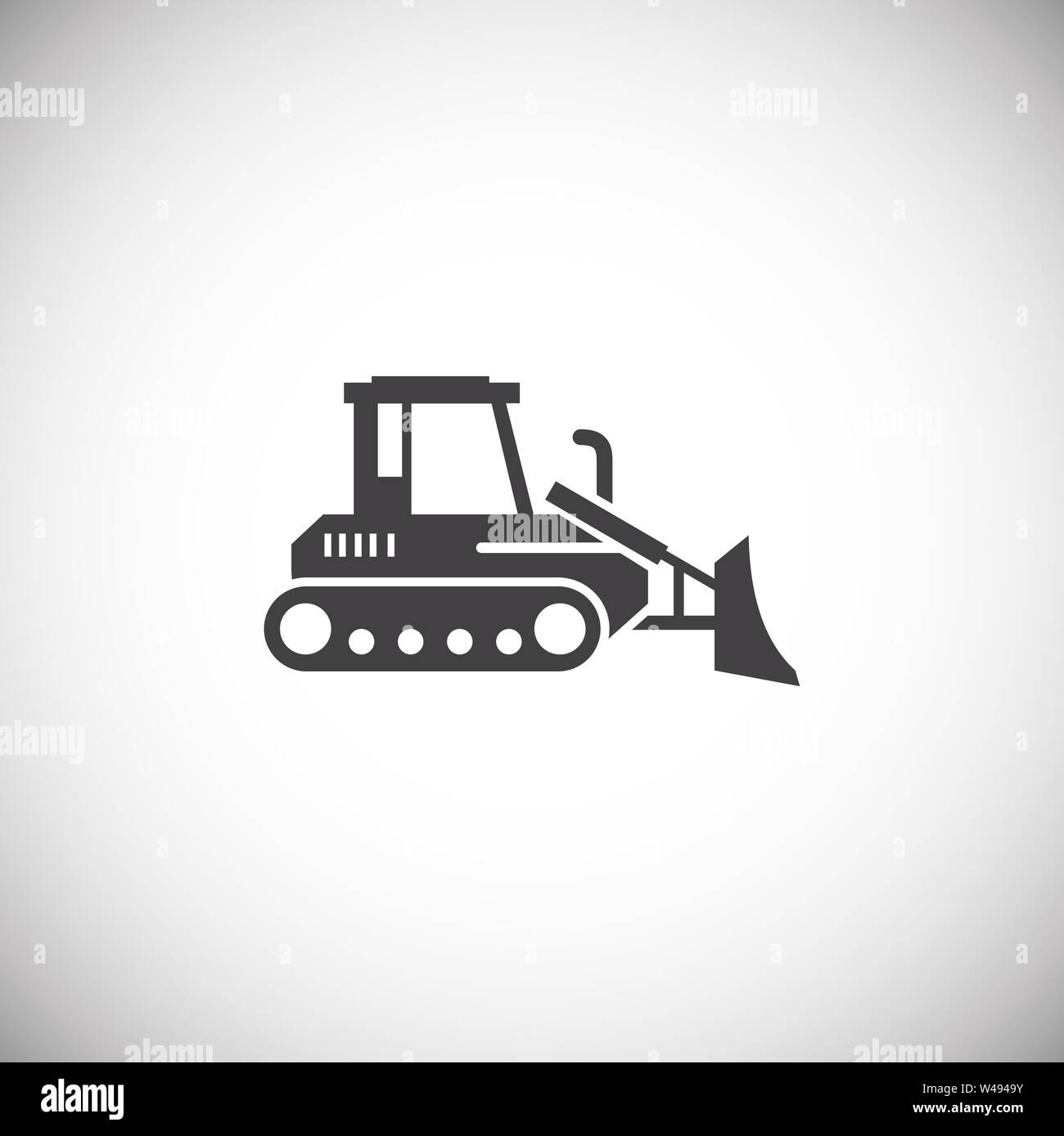 Heavy vehicle related icon on background for graphic and web design ...