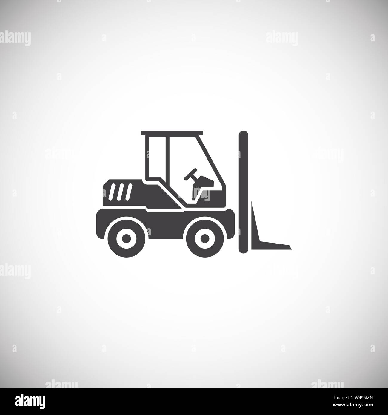 Heavy vehicle related icon on background for graphic and web design ...