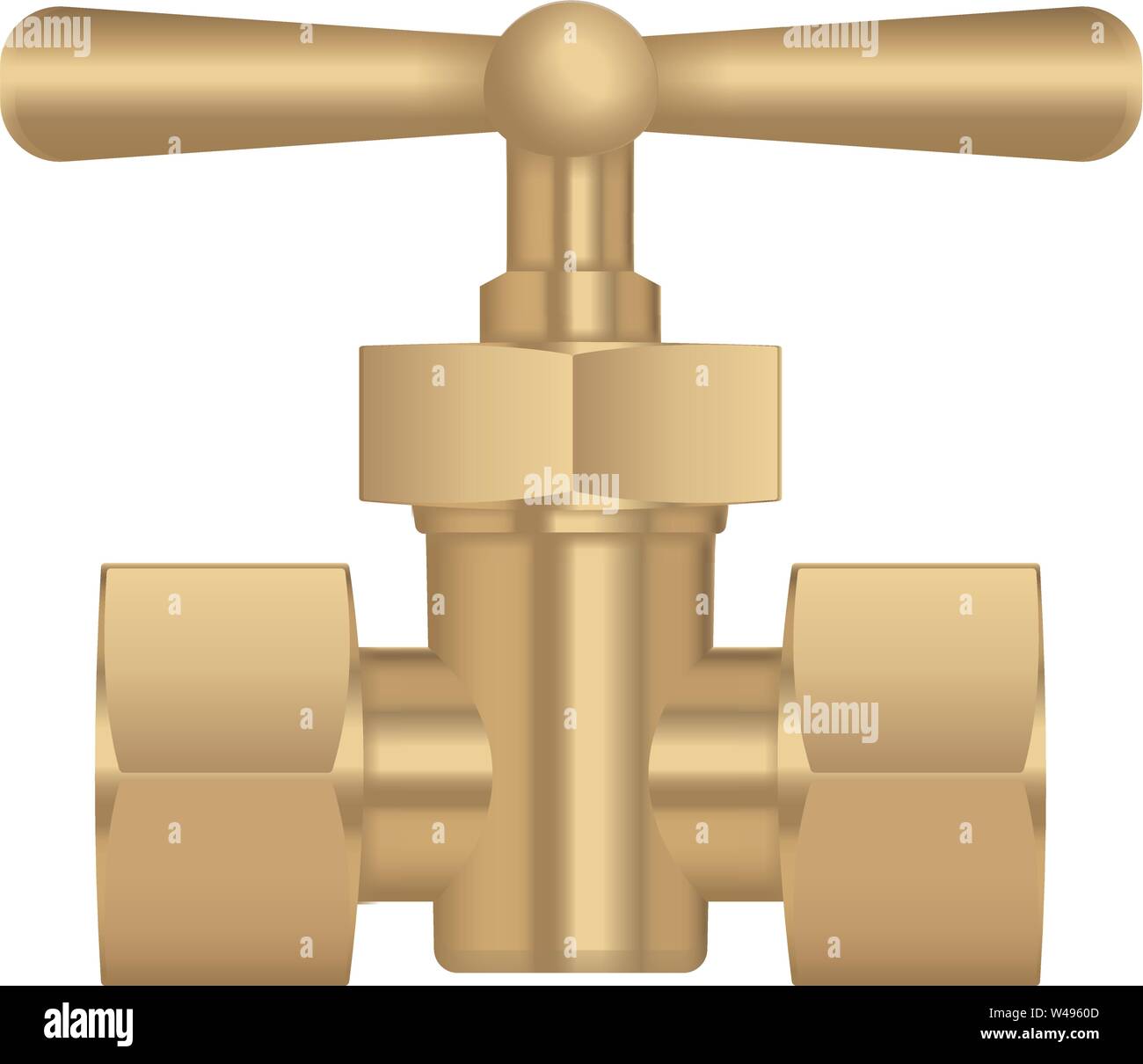 Golden connector Stock Vector Images - Alamy