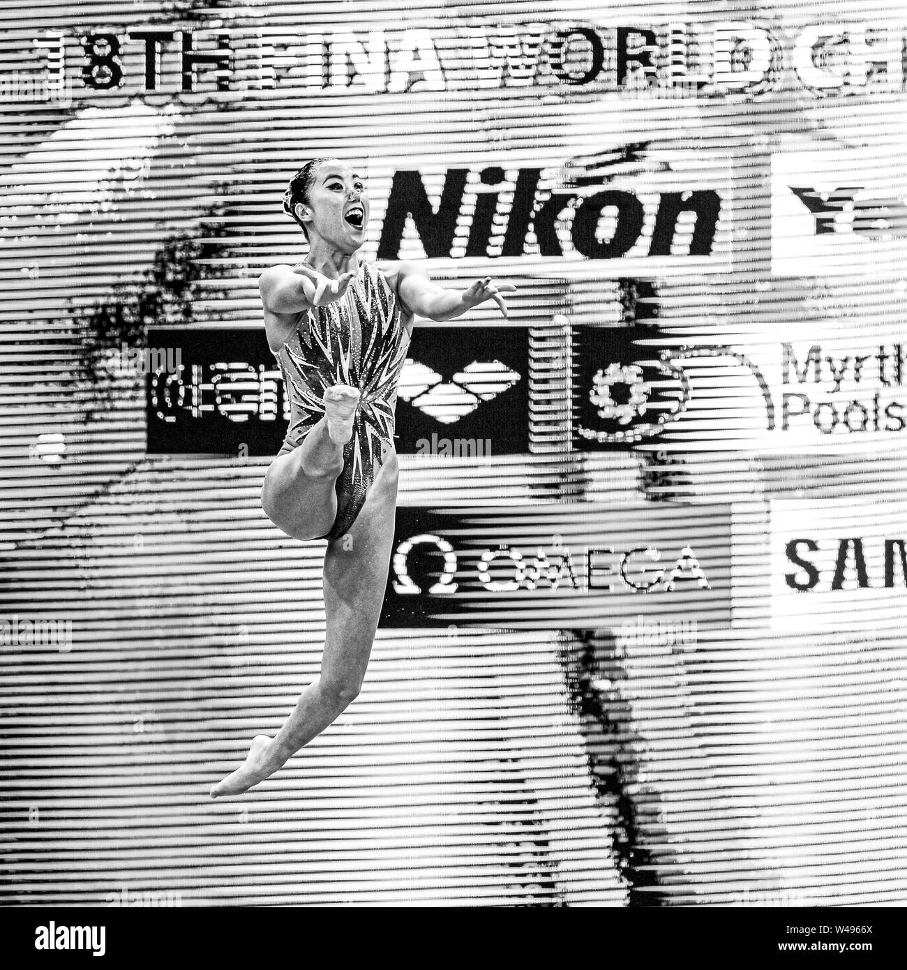 14 july 2019 Gwangju, South Korea 18th FINA World Aquatics Championships  INUI Yukiko Japan JPN Gwangju South Korea 13/07/2019 Artistic Swimming Solo Technical Technical Fiinal 18th FINA World Aquatics Championships Yeomju Gymnasium Stock Photo