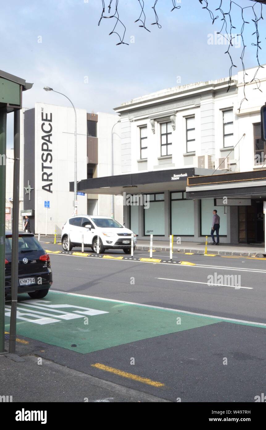 Artspace Building on Karangahape Road, Auckland Stock Photo