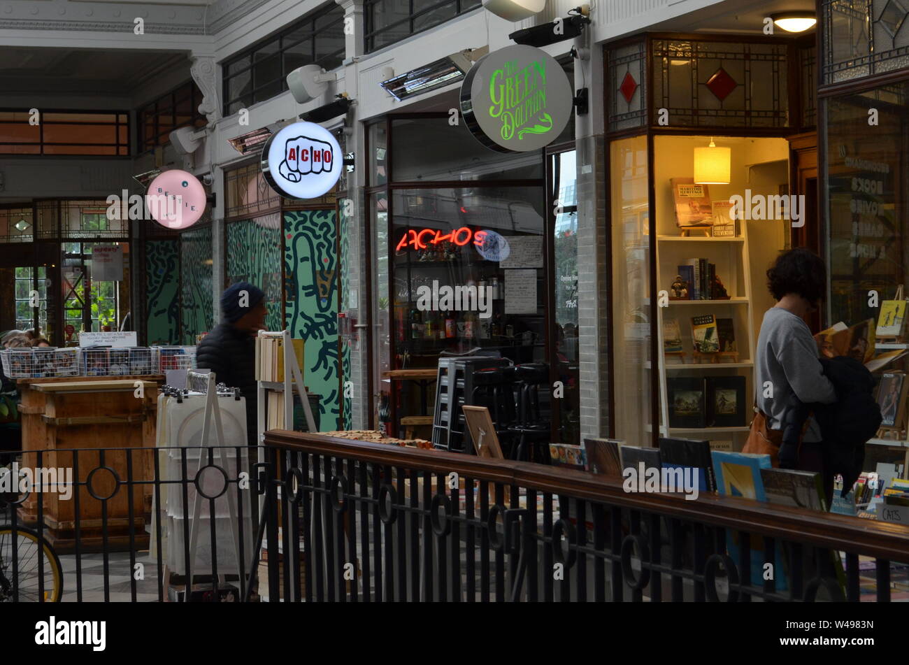 St Kevins Arcade on Karangahape Road, Auckland Stock Photo Alamy