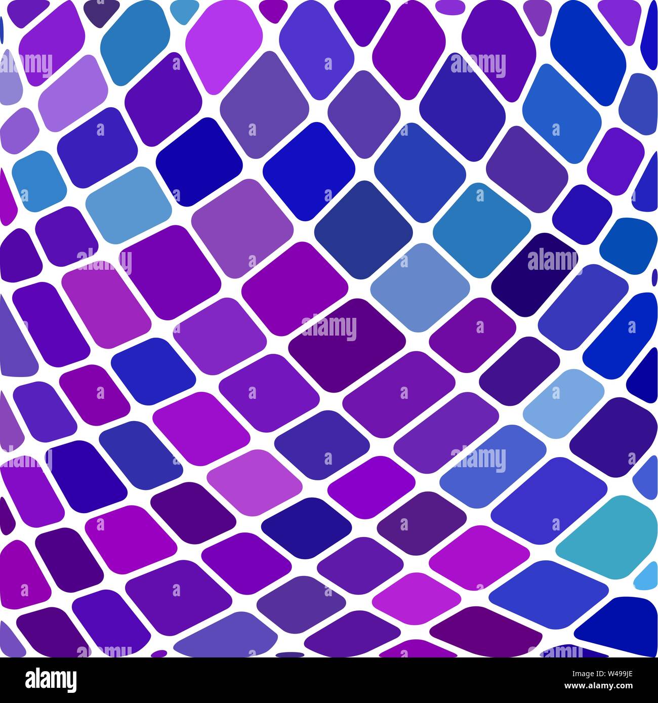 abstract vector stained-glass mosaic background - blue and violet Stock ...
