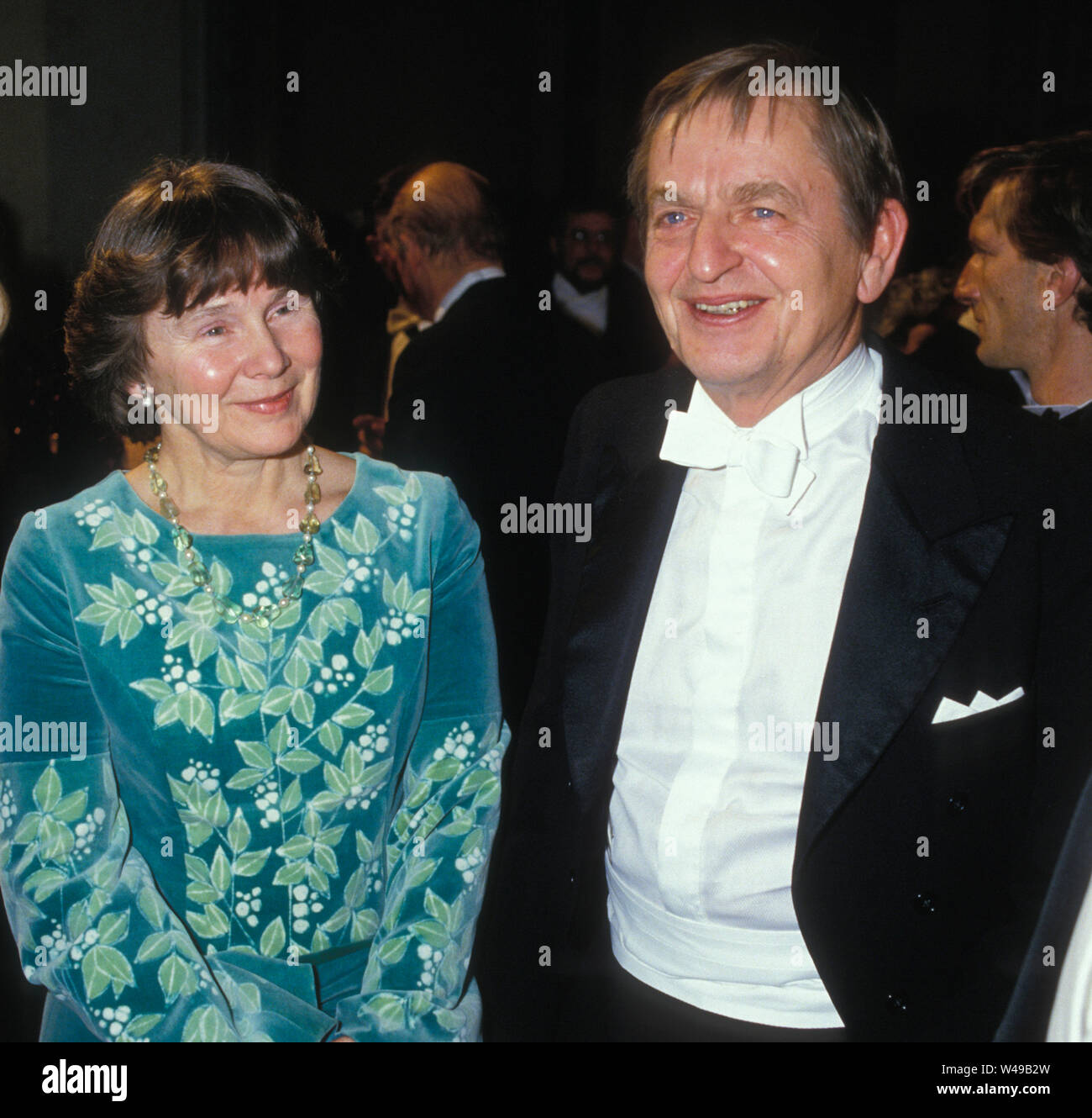 Olof Palme Swedish Prime Minister With Wife Lisbeth At Nobel Gala Olof Palme Swedish Prime Minister With Wife Lisbeth At Nobel Gala