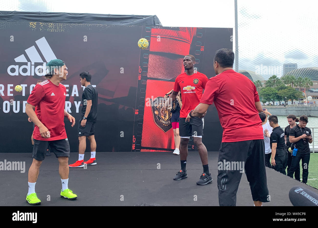 Manchester United's Paul Pogba during the Adidas event in Singapore Stock  Photo - Alamy