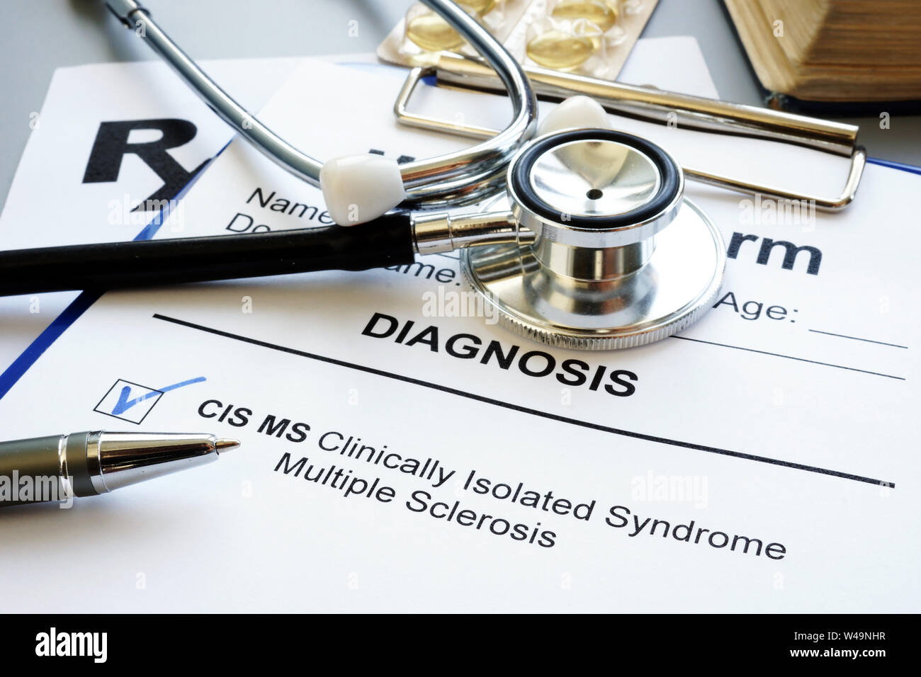 Clinically isolated syndrome multiple sclerosis cis ms diagnosis Stock Photo Alamy