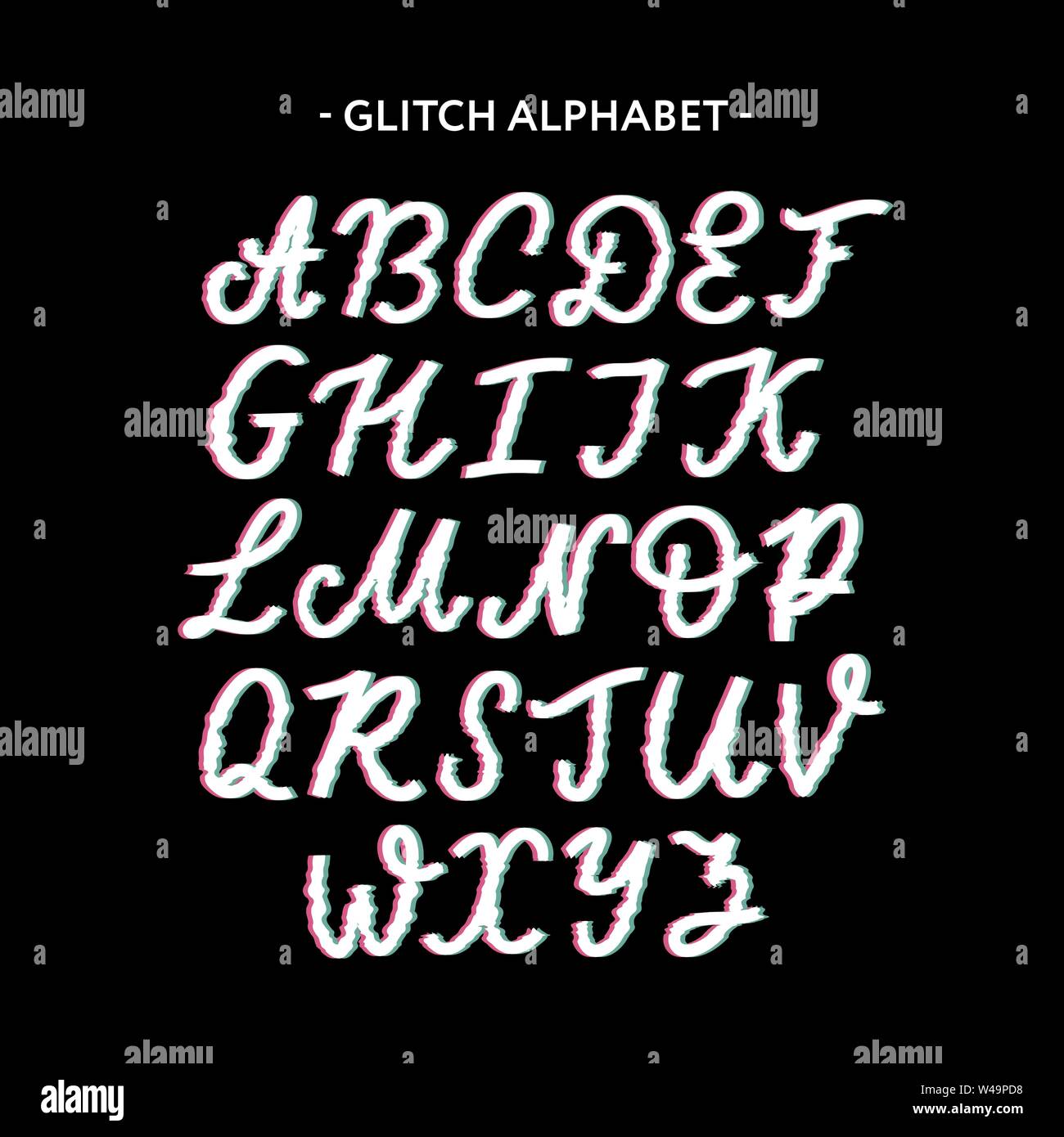 3d illusion alphabet letters numbers hi-res stock photography and ...