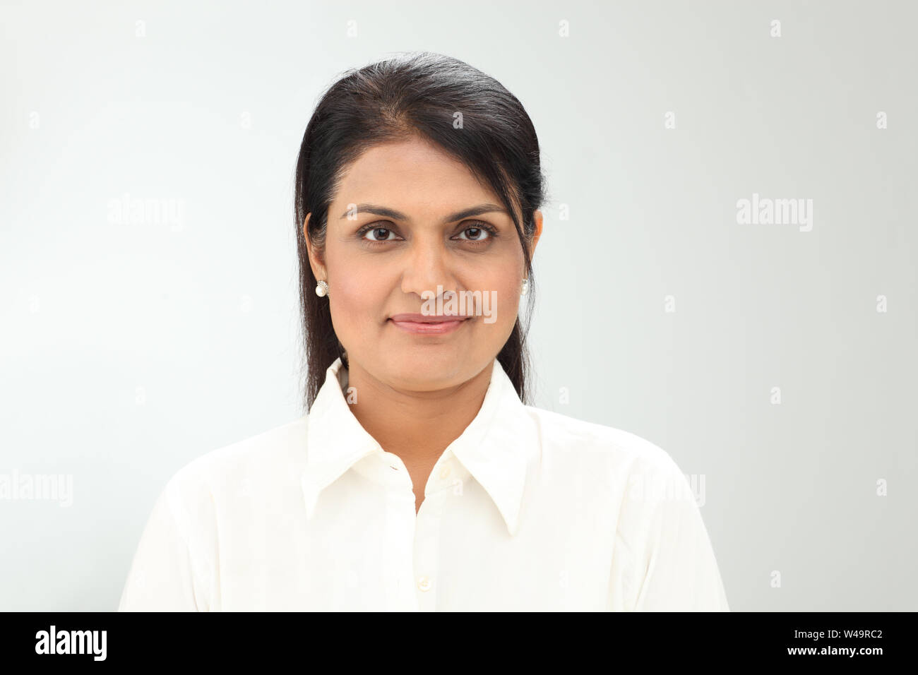 Portrait mid aged black woman hi-res stock photography and images - Alamy