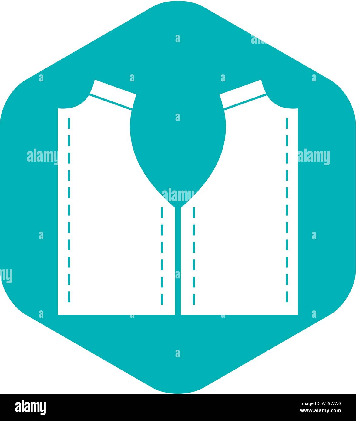 Pattern for sewing icon, simple style Stock Vector Image & Art - Alamy