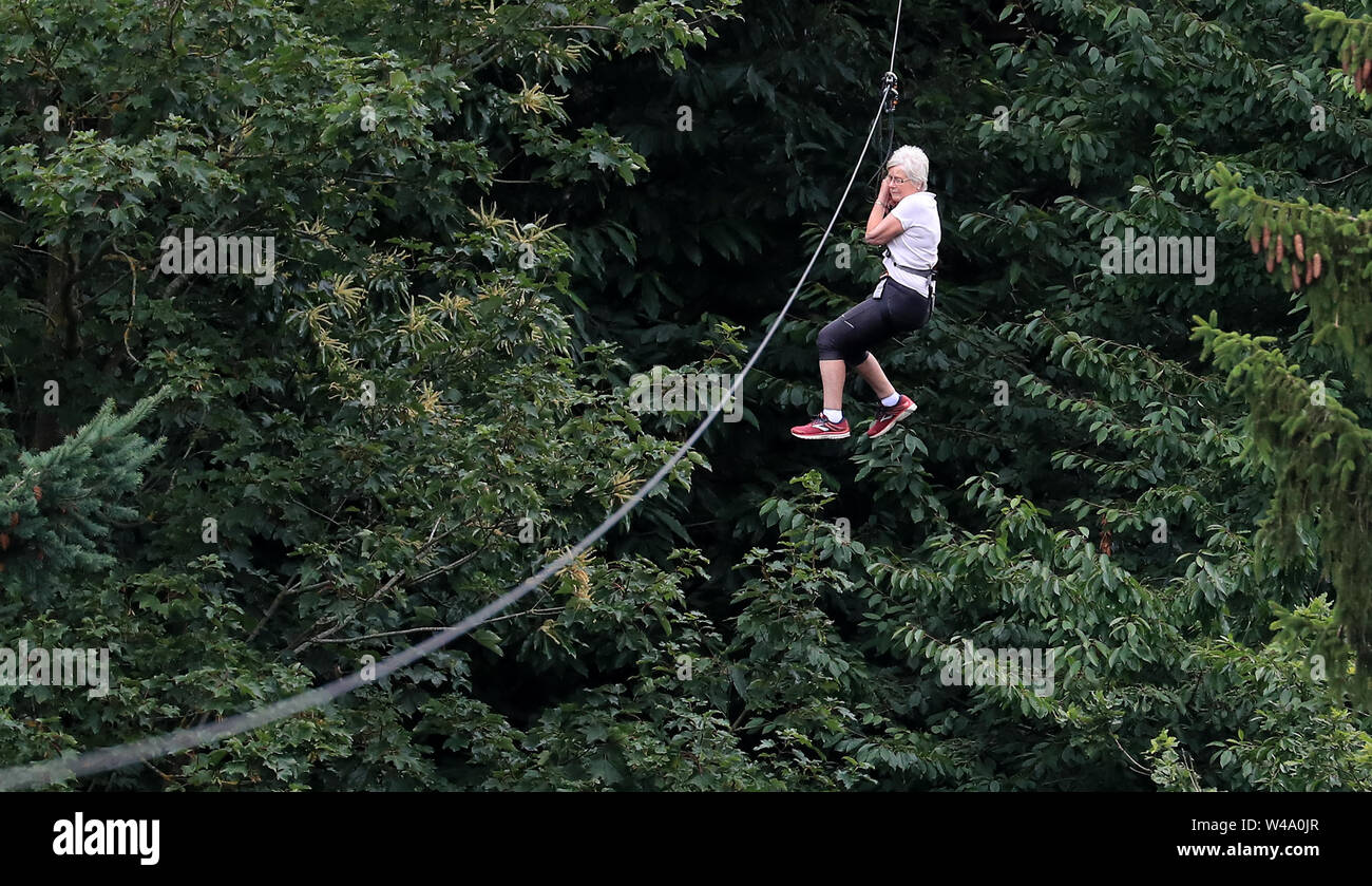 Go Ape Zip Wire High Resolution Stock Photography And Images Alamy
