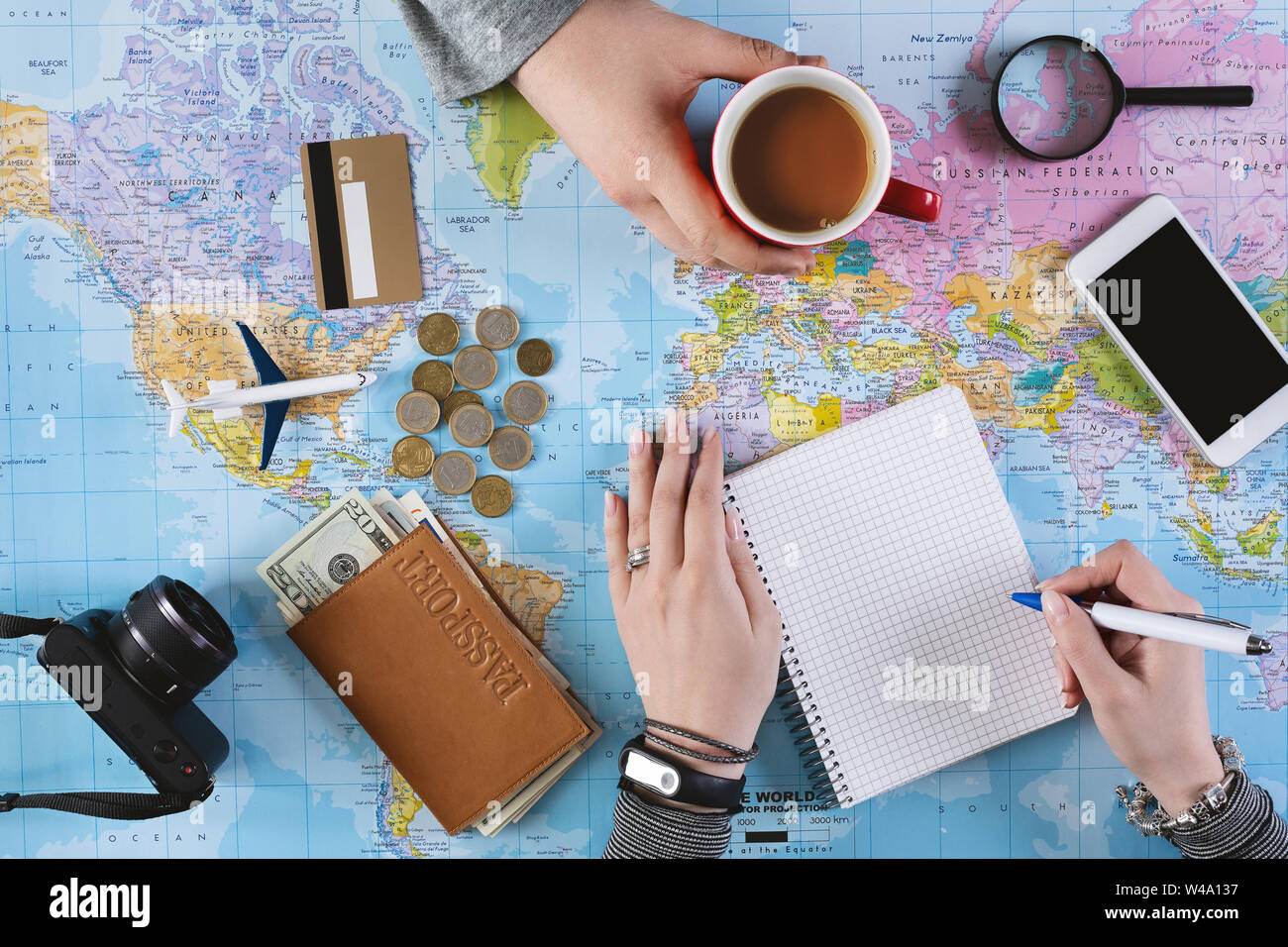 Trip planning hi-res stock photography and images - Alamy