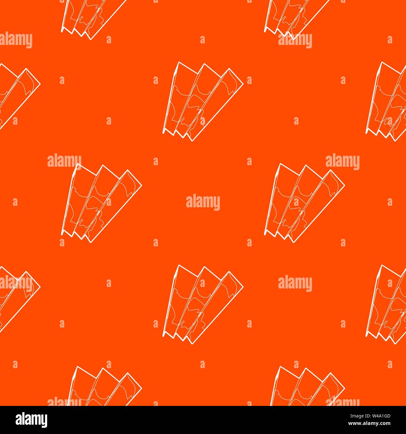 Map pattern vector orange Stock Vector