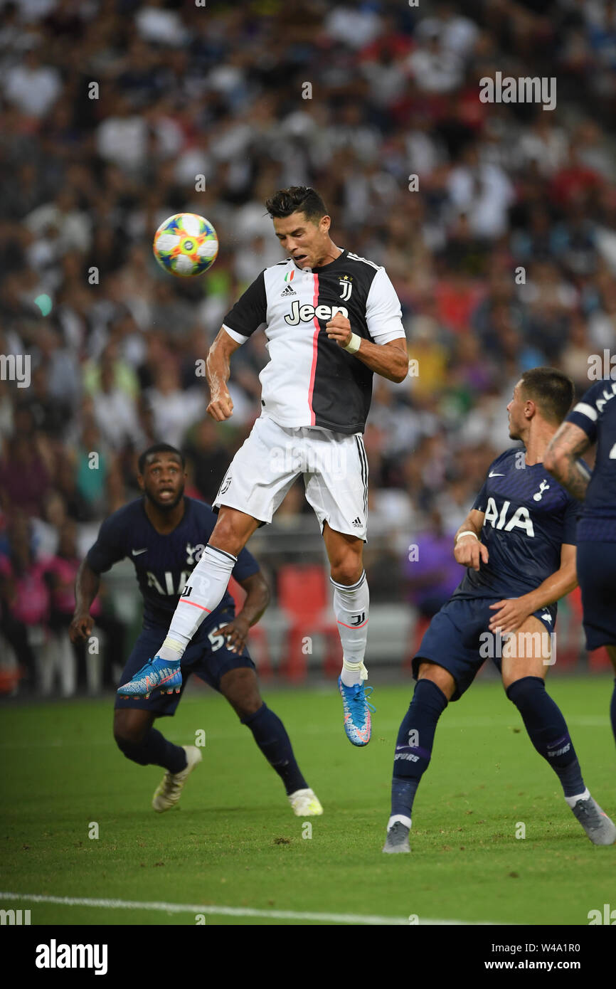 the National Stadium Singapore. 21st July 2019. Cristiano Ronaldo
