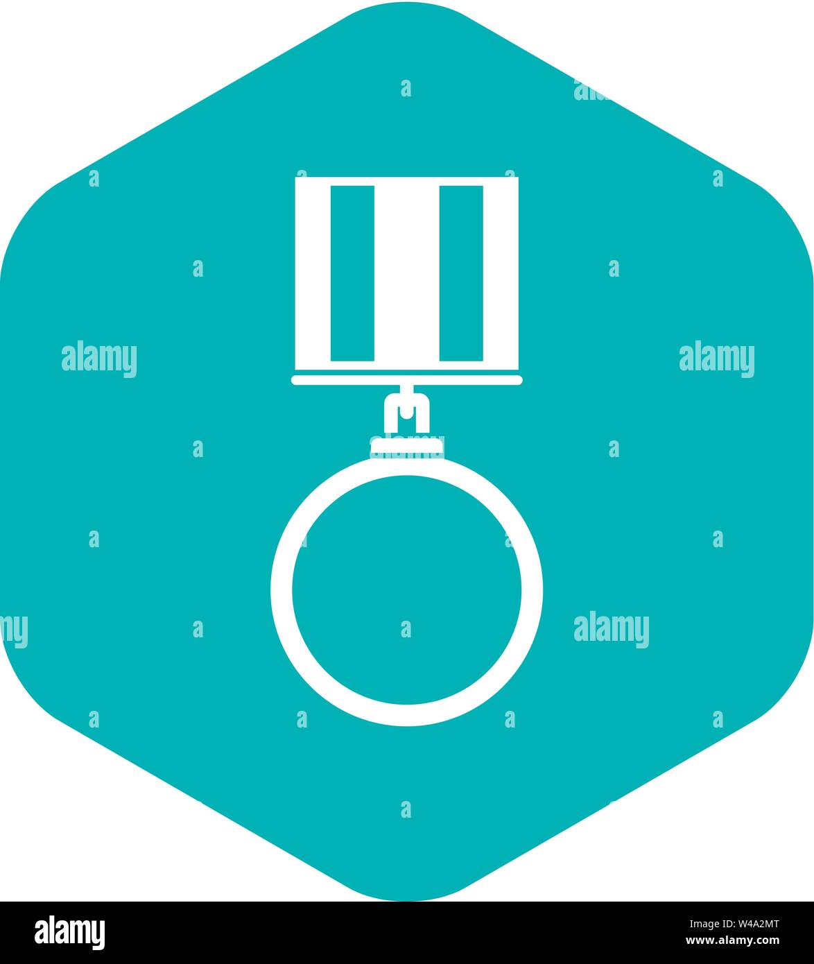 Medal for services icon, simple style Stock Vector Image & Art - Alamy