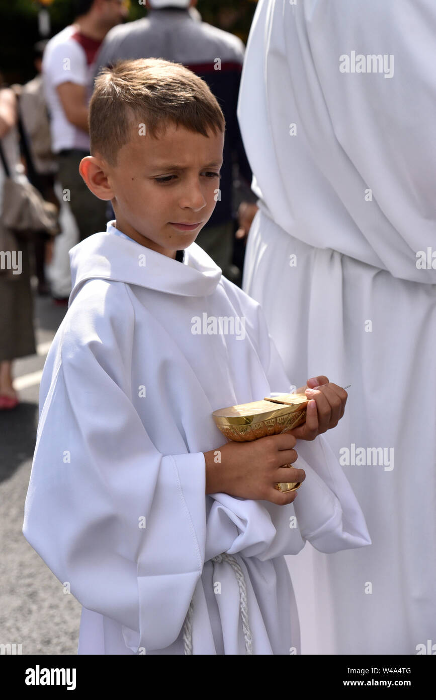 Procession in honour our lady of mount carmel hi res stock photography and images Alamy