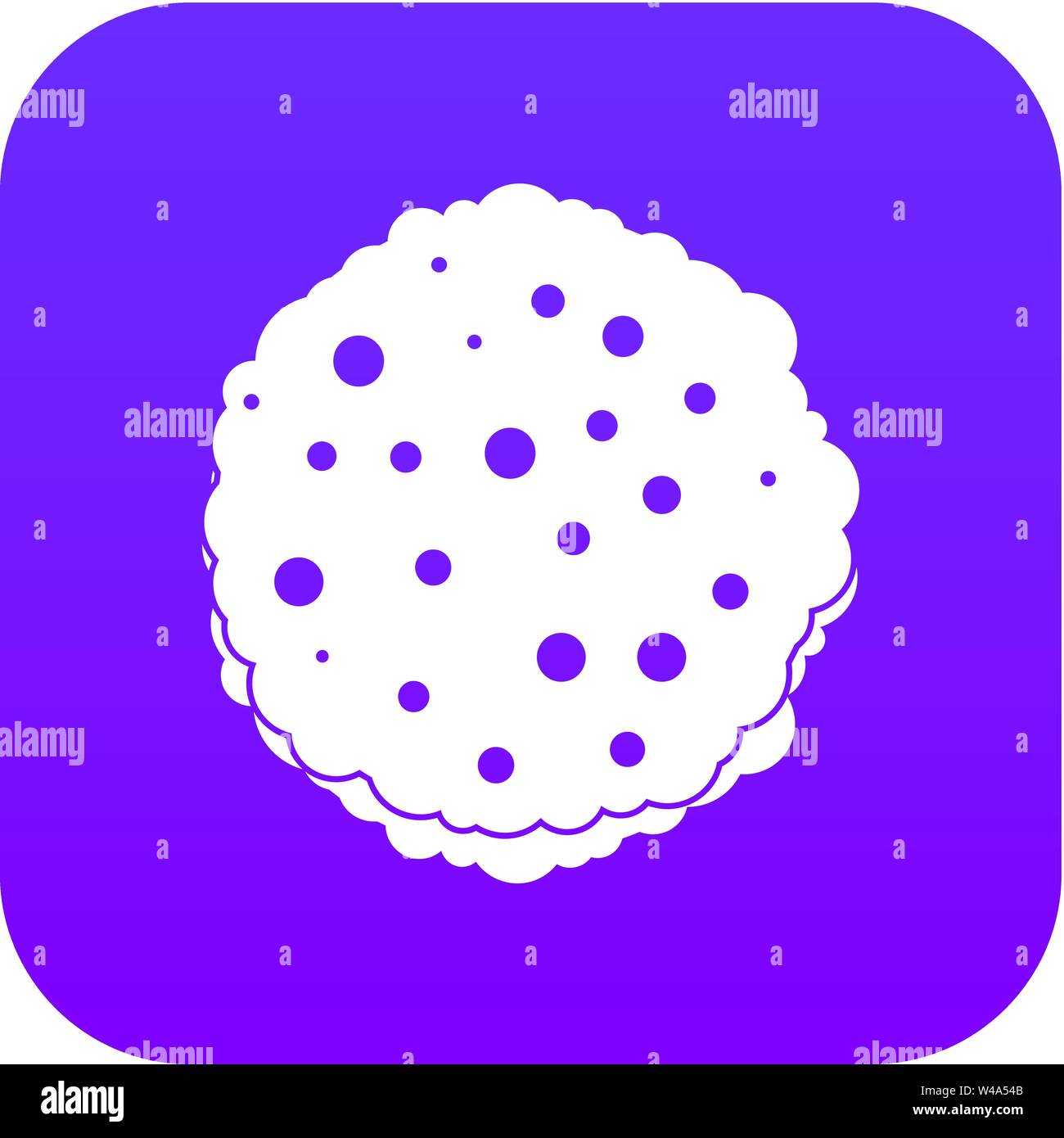 Cutlets icon digital purple Stock Vector Image & Art - Alamy