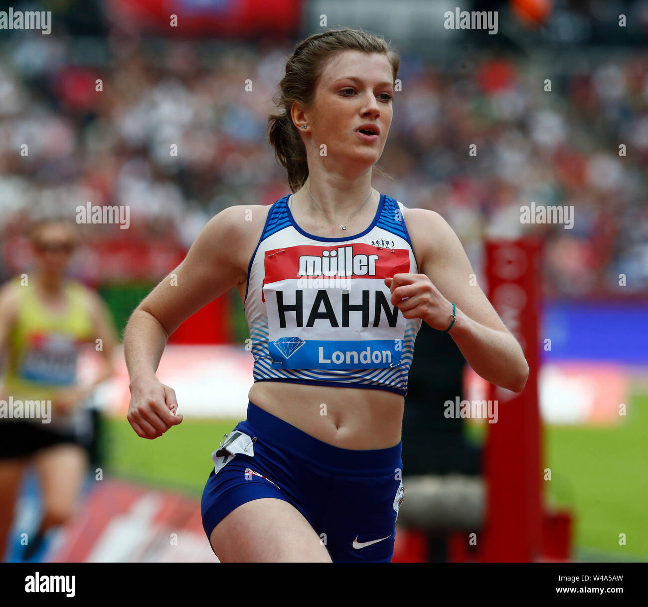 London, UK. 21st July, 2019. LONDON, ENGLAND. JULY 21: Sophie Hahn (GBR) Winner of the T35/38 100M Women during Day Two of IAAF Diamond League the Muller Anniversary Games at London Stadium on July 20, 2019 in London, England. Credit: Action Foto Sport/Alamy Live News Stock Photo