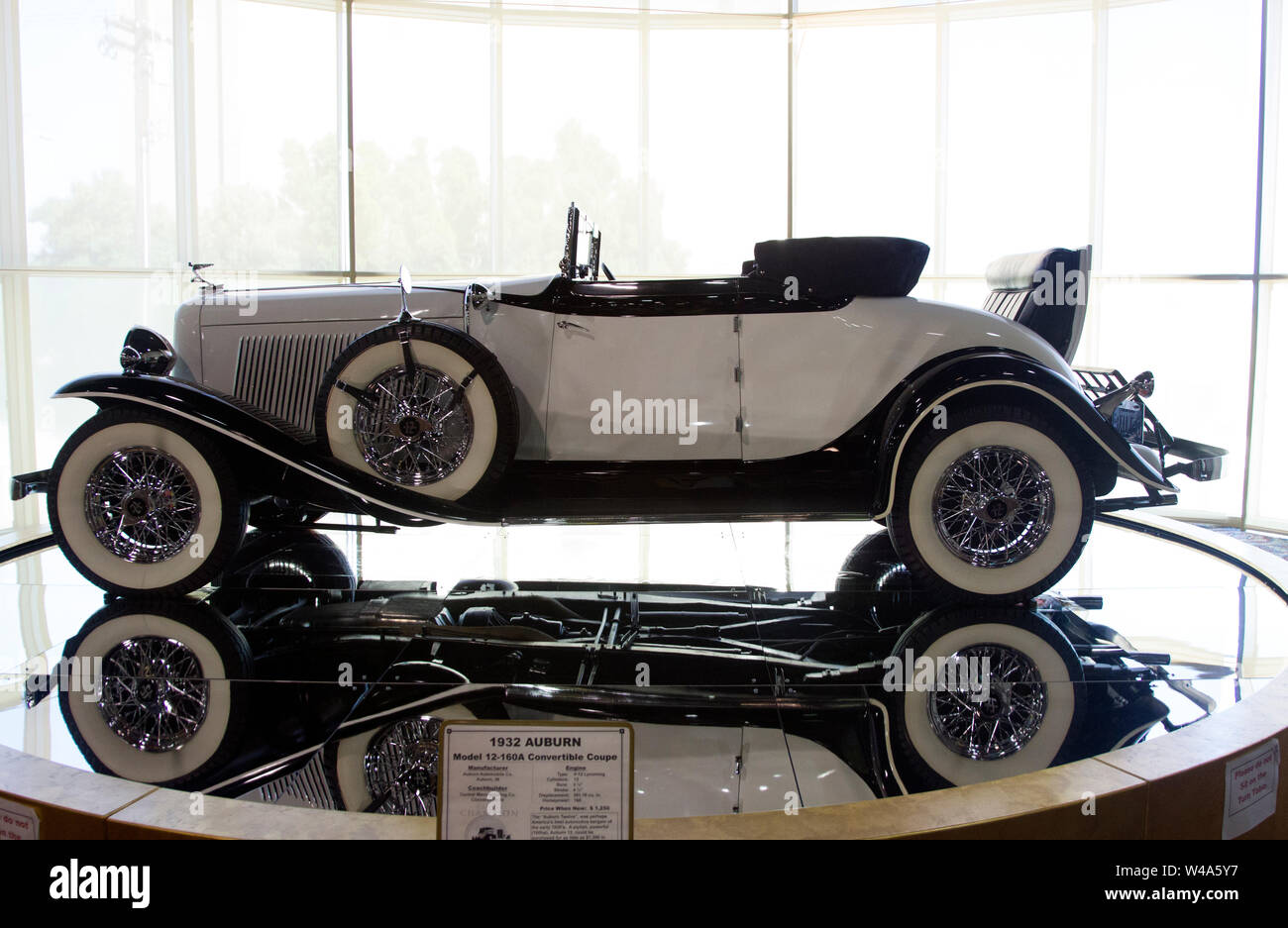 1932 Auburn Model 12-160A Convertible Coupe Stock Photo