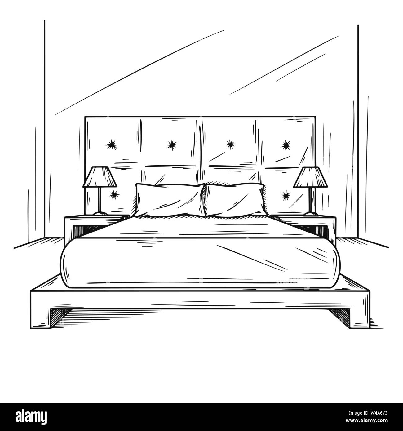 110825 Bed Drawing Images Stock Photos  Vectors  Shutterstock