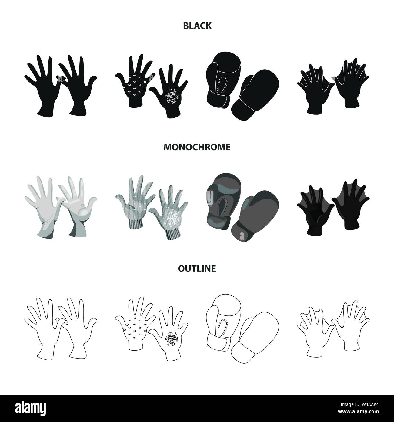 Isolated object of silhouette and safety sign. Set of silhouette and comfort vector icon for stock. Stock Vector