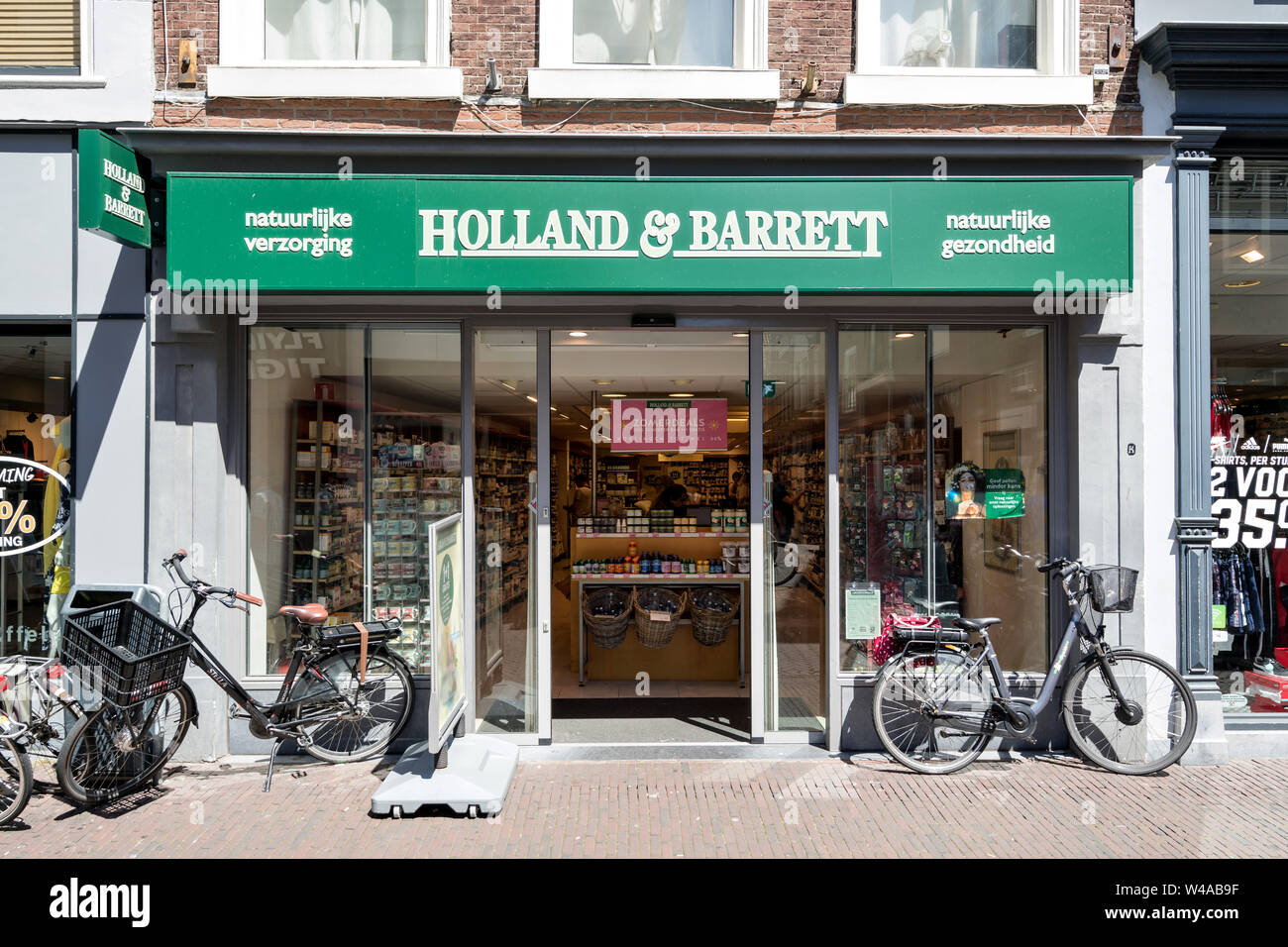 Holland & Barrett store in Delft, The Netherlands. Holland & Barrett is