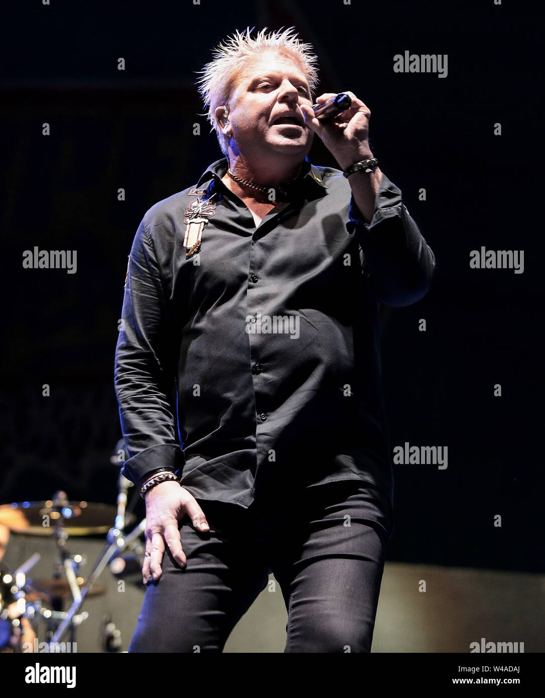 MOUNTAIN VIEW, CALIFORNIA - JULY 20: The Offspring lead singer Dexter  Holland performs during the Vans Warped Tour 25th Anniversary at Shoreline  Amphitheater on July 20, 2019 in Mountain View, California. Photo: