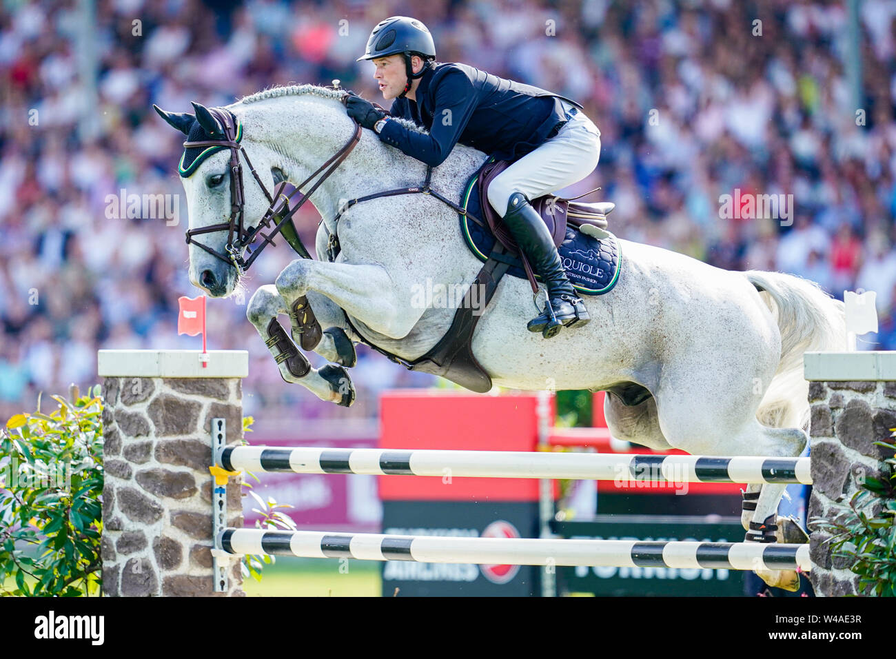 Aachen, Germany. 21st July, 2019. Equestrian sports, CHIO, jumping