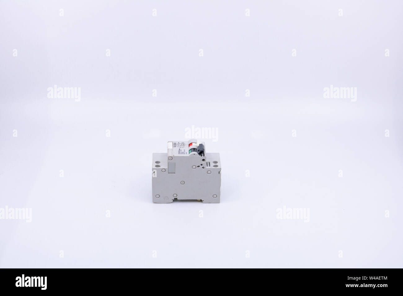 circuit breaker fuse for electricity object isolated on white