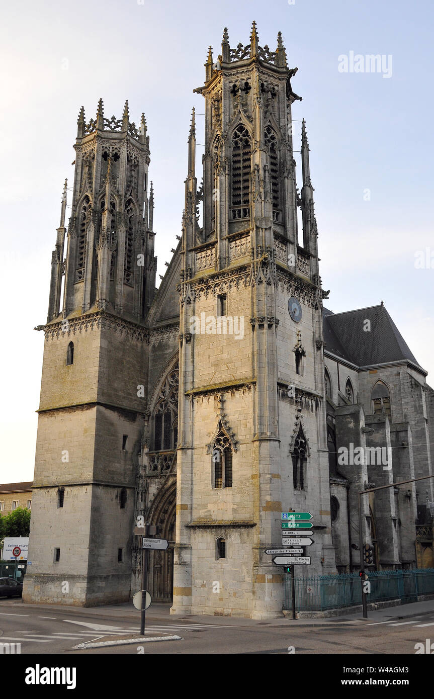 St. Martin's Church, Église Saint-Martin, Pont-à-Mousson, France, Europe Stock Photo