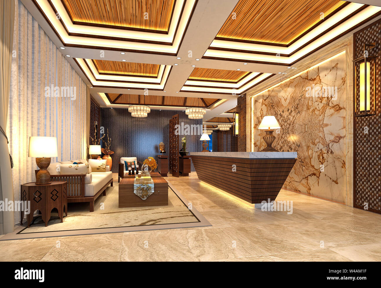 Modern lobby, interior hi-res stock photography and images - Alamy