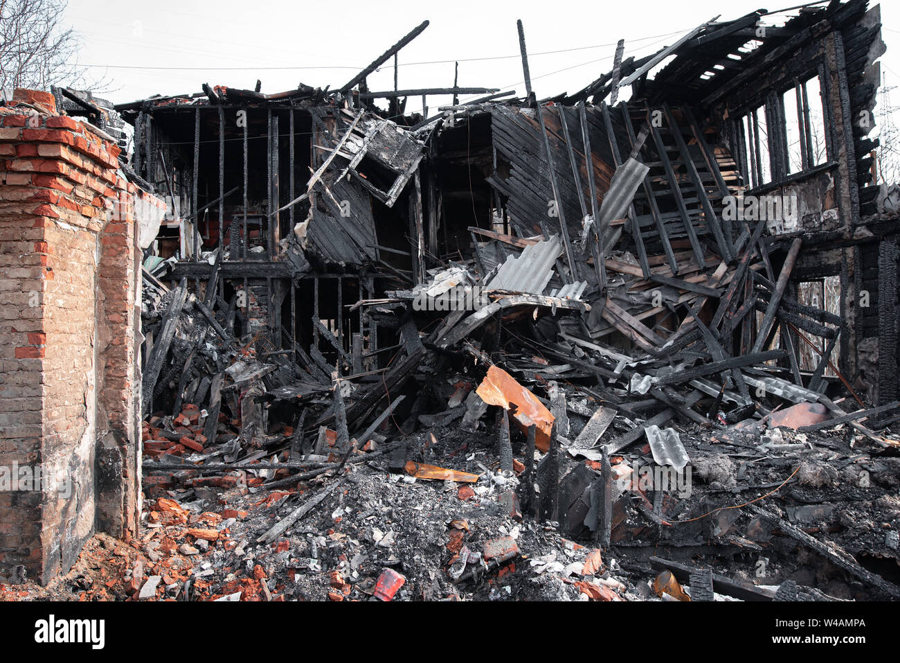 Burned down house hires stock photography and images Alamy