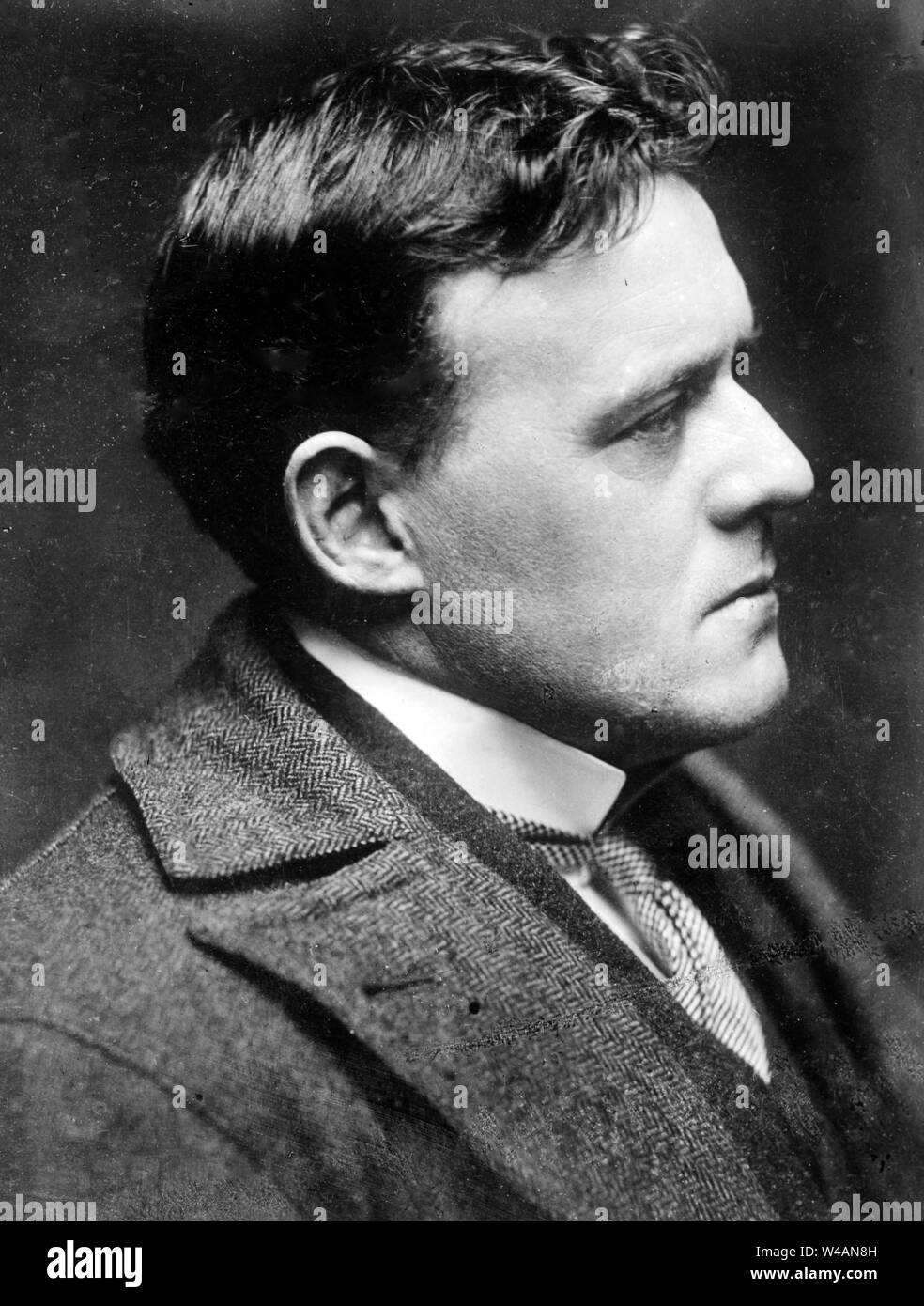 HILAIRE BELLOC (1870-1953) Anglo-French poet, historian, writer in 1910 Stock Photo